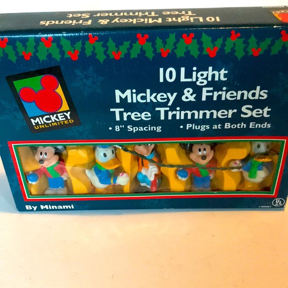 Disney Other - Disney Mickey & friend 10 light tree trimmer set
